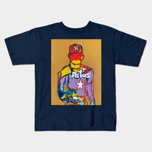 Nolan Ryan Kids T-Shirt by ElSantosWorld